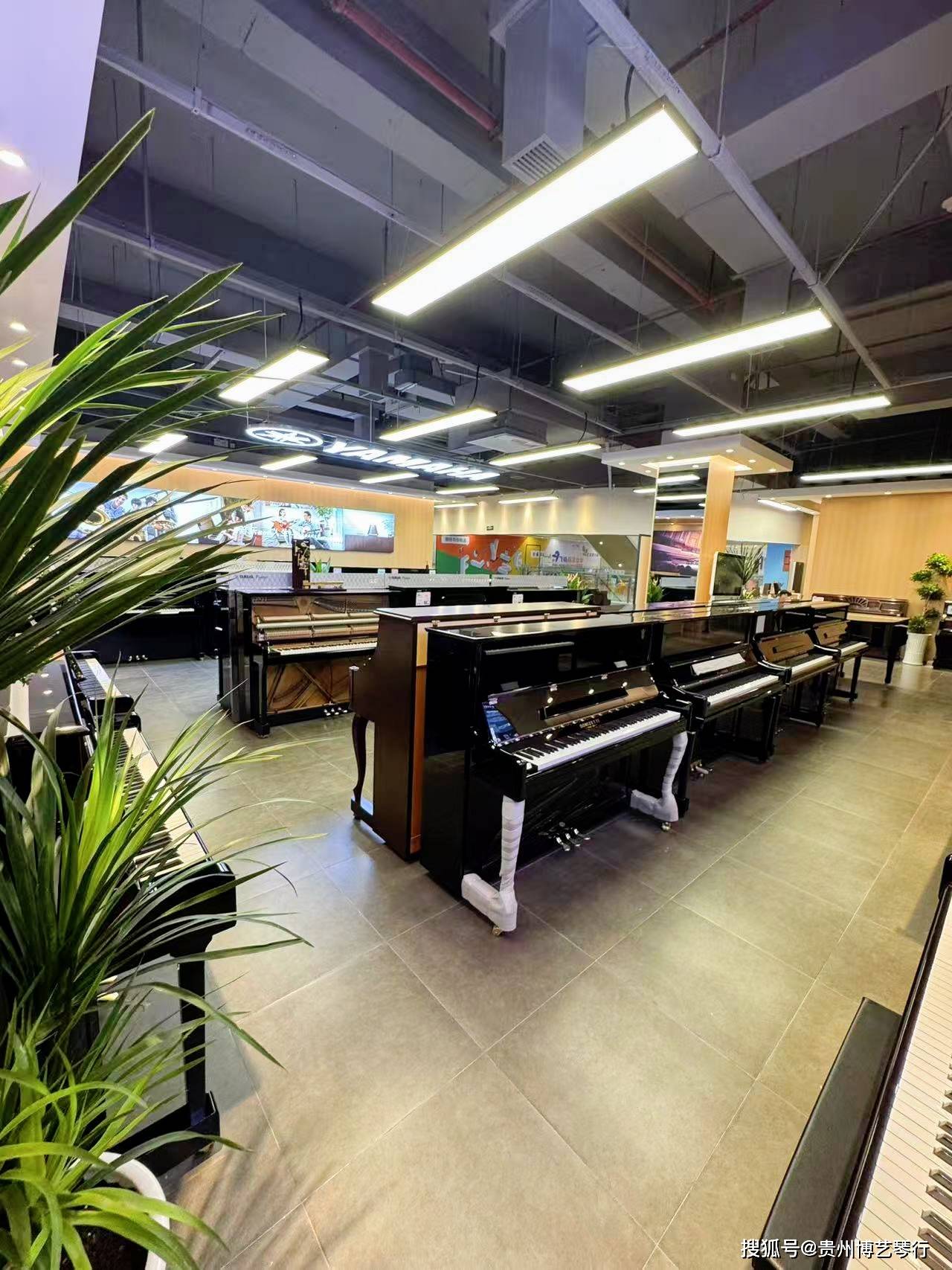 贵阳博艺琴行雅马哈钢琴专卖店汇金星力城总店新店环境展示及停车指南
